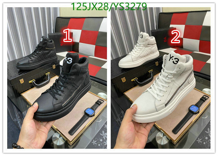 YUPOO-Y-3 men's shoes Code: YS3279 $: 125USD