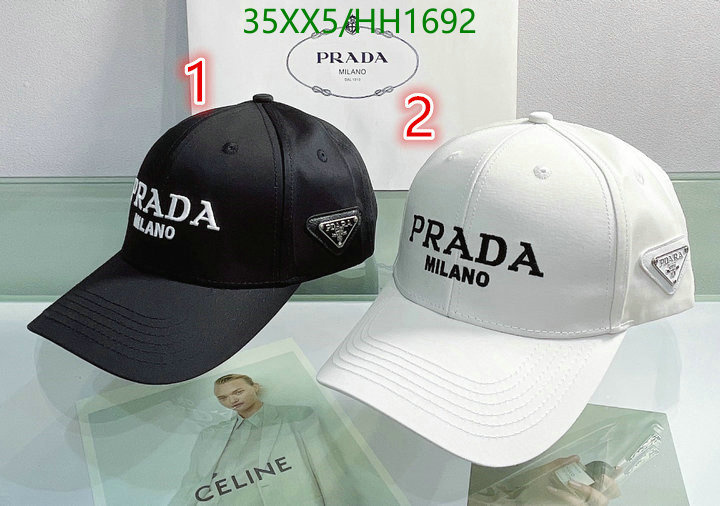 YUPOO-Prada1:1 Replica hat (cap) Code: HH1692