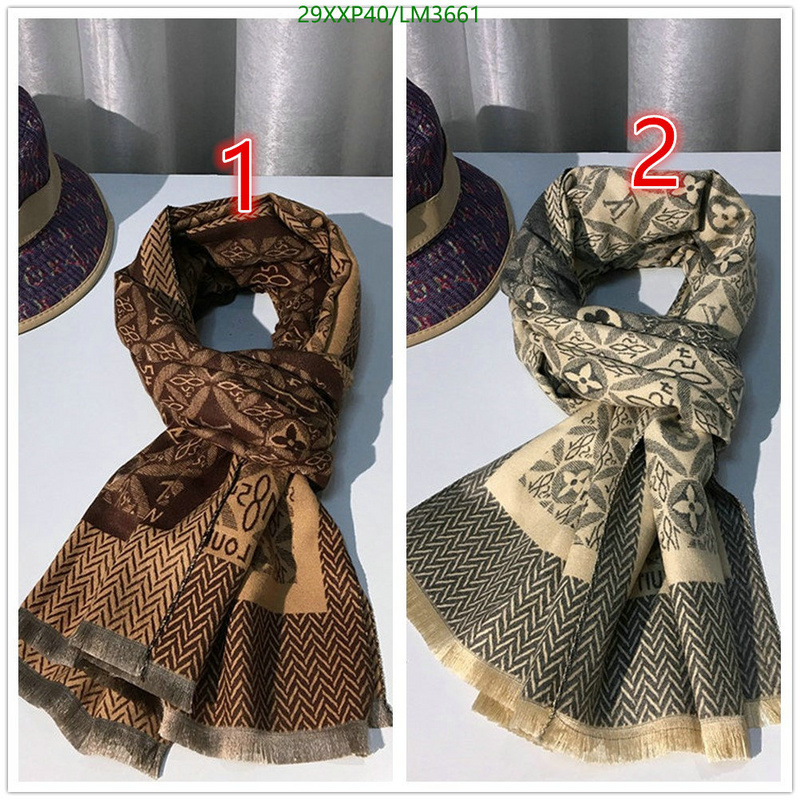 YUPOO-Louis Vuitton fashion women's scarf LV Code: LM3661 $: 29USD