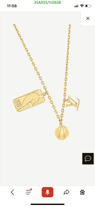 YUPOO-Louis Vuitton Fashion Jewelry LV Code: YJ2638 $: 35USD