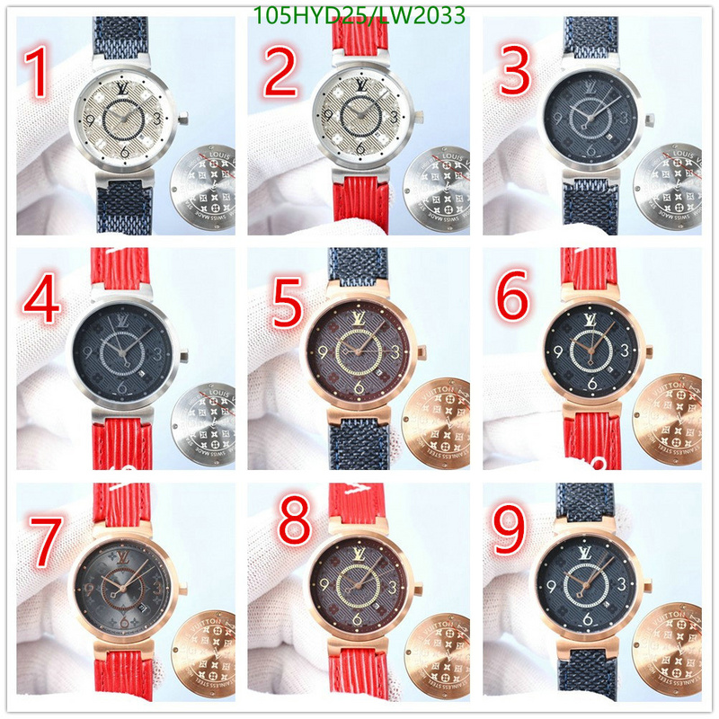 YUPOO-Louis Vuitton watch LV Code: LW2033