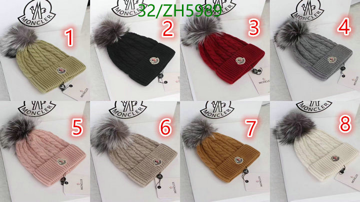 YUPOO-Moncler High quality replica brand Cap (Hat) Code: ZH5989