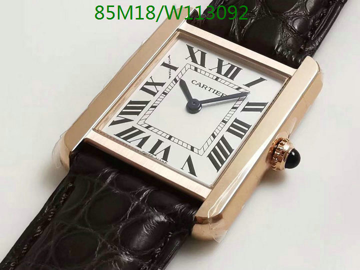 YUPOO-Cartier fashion watch Code: W113092