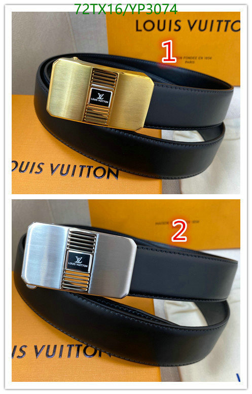 YUPOO-Louis Vuitton Square buckle belts LV Code: YP3074 $: 72USD