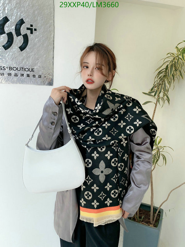 YUPOO-Louis Vuitton fashion women's scarf LV Code: LM3660 $: 29USD