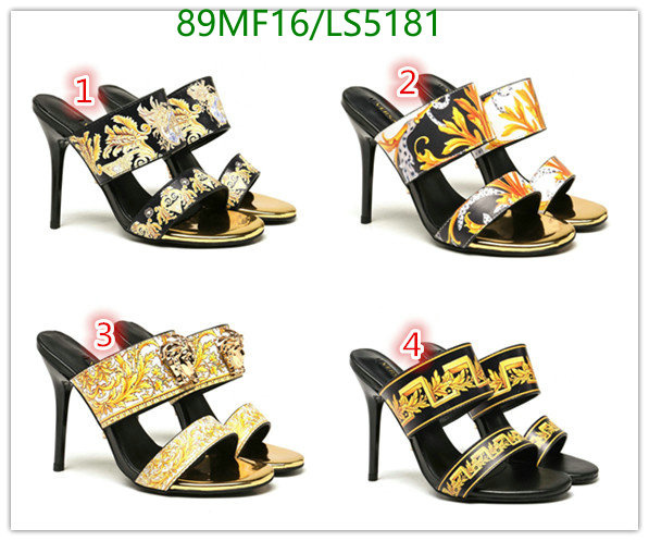 YUPOO-Versace fashion women's shoes Code: LS5181 $: 89USD