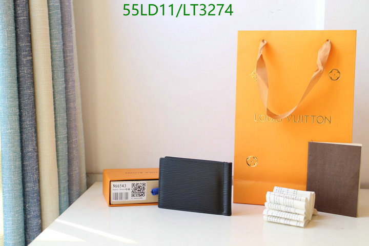 YUPOO-Louis Vuitton Fashion Wallet LV Code: LT3274 $: 55USD