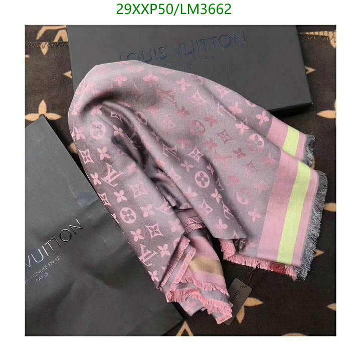 YUPOO-Louis Vuitton fashion women's scarf LV Code: LM3662 $: 29USD