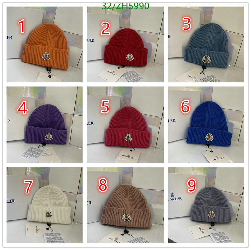 YUPOO-Moncler High quality replica brand Cap (Hat) Code: ZH5990