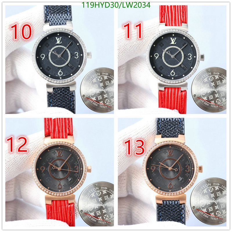 YUPOO-Louis Vuitton watch LV Code: LW2034