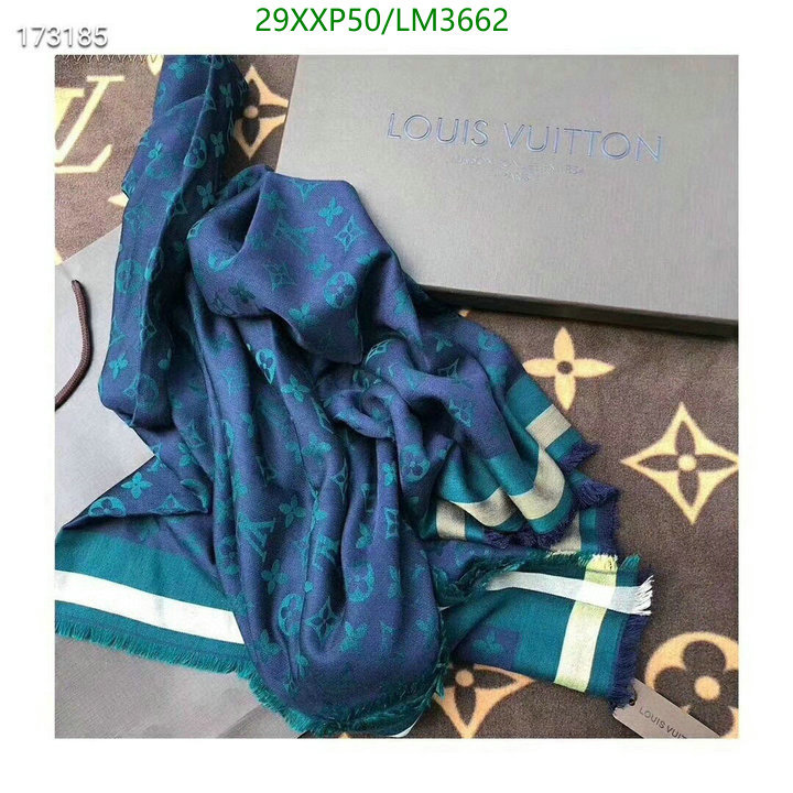 YUPOO-Louis Vuitton fashion women's scarf LV Code: LM3662 $: 29USD