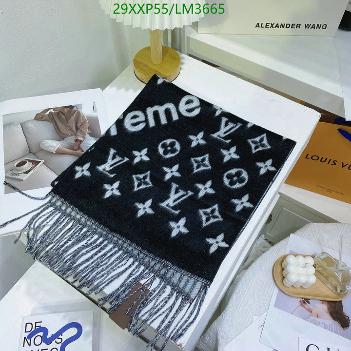 YUPOO-Louis Vuitton fashion women's scarf LV Code: LM3665 $: 29USD