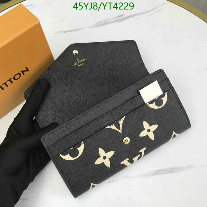 YUPOO-Louis Vuitton Fashion Wallet LV Code: YT4229 $: 45USD
