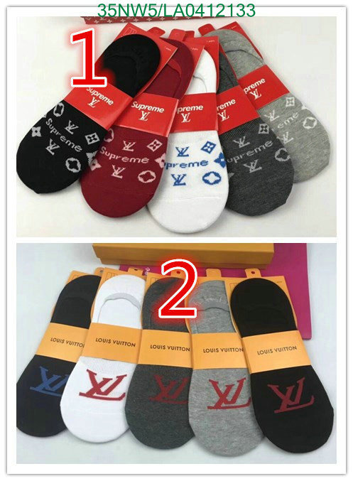 YUPOO-Louis Vuitton Boat socks Sock LV Code:LA0412133