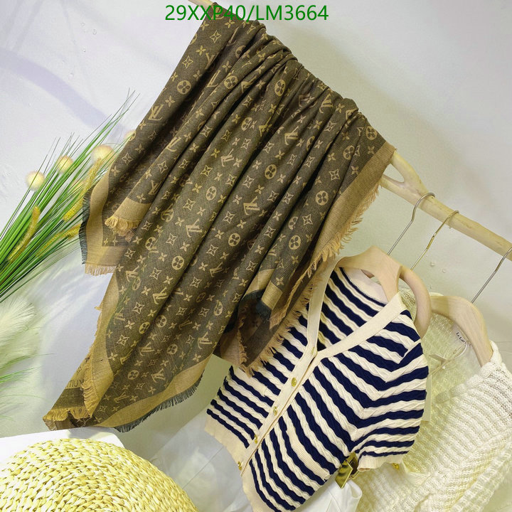 YUPOO-Louis Vuitton fashion women's scarf LV Code: LM3664 $: 29USD