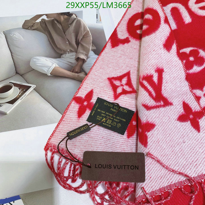 YUPOO-Louis Vuitton fashion women's scarf LV Code: LM3665 $: 29USD