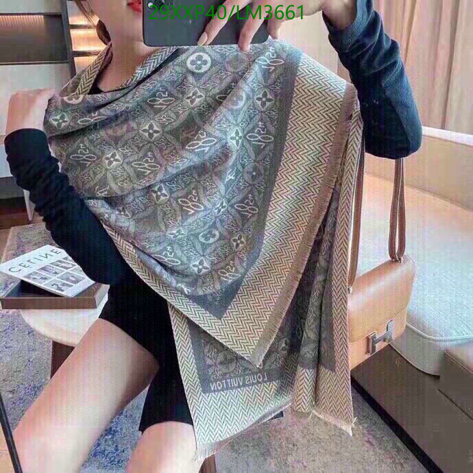 YUPOO-Louis Vuitton fashion women's scarf LV Code: LM3661 $: 29USD