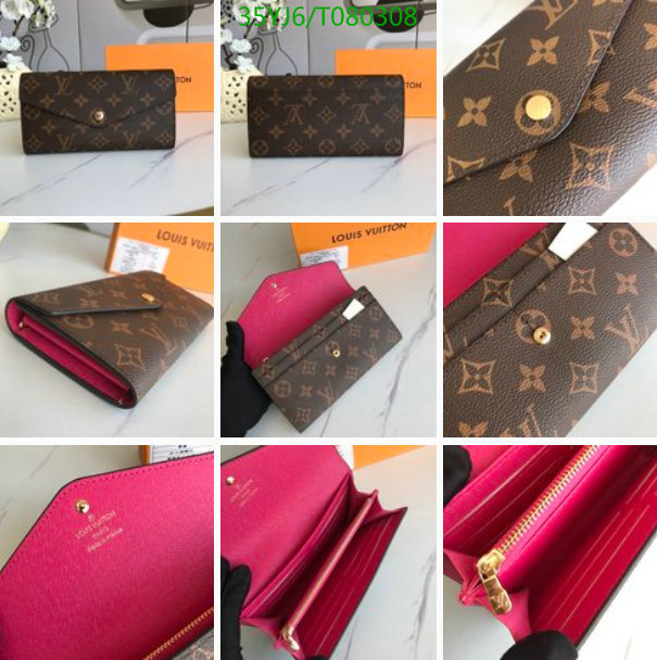 YUPOO-Louis Vuitton Wallet LV Code: TP080308