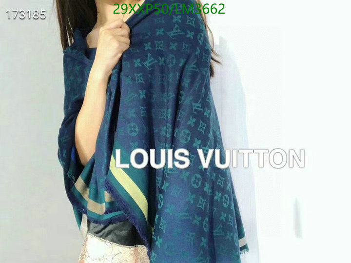 YUPOO-Louis Vuitton fashion women's scarf LV Code: LM3662 $: 29USD