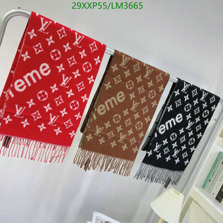 YUPOO-Louis Vuitton fashion women's scarf LV Code: LM3665 $: 29USD