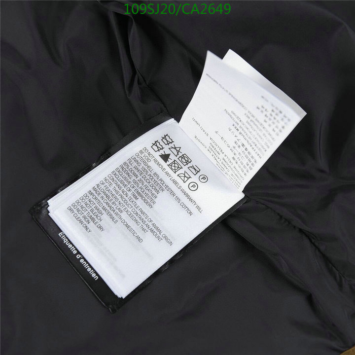 YUPOO-Canada Goose Down Jacket Code: CA2649