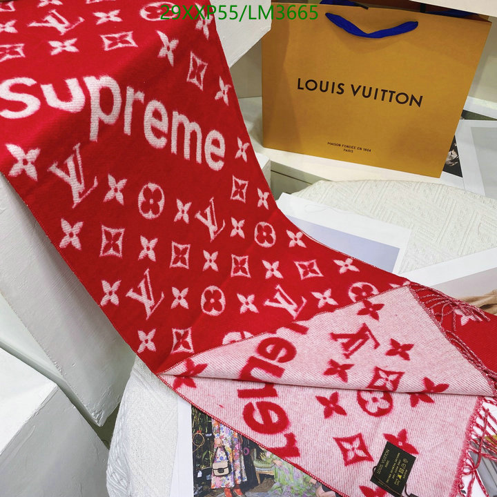 YUPOO-Louis Vuitton fashion women's scarf LV Code: LM3665 $: 29USD