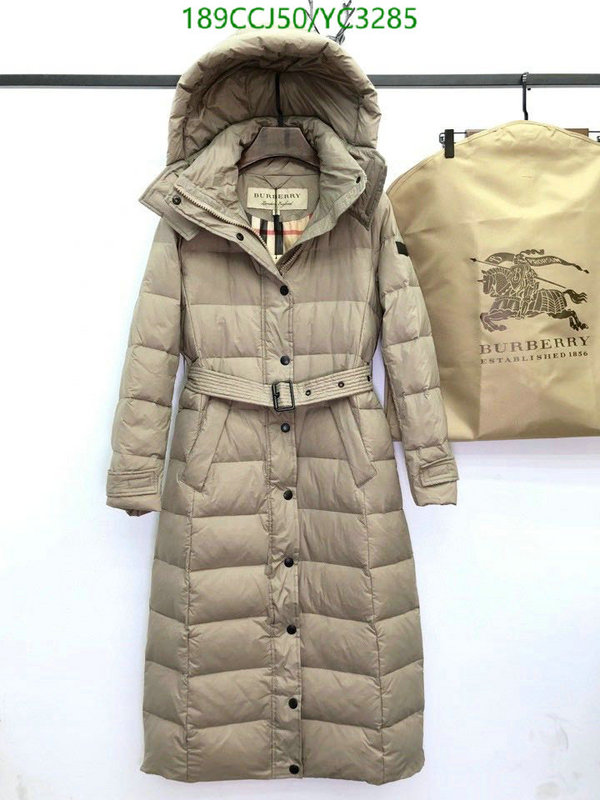 YUPOO-Burberry Down jacket Women's Code: YC3285 $: 189USD