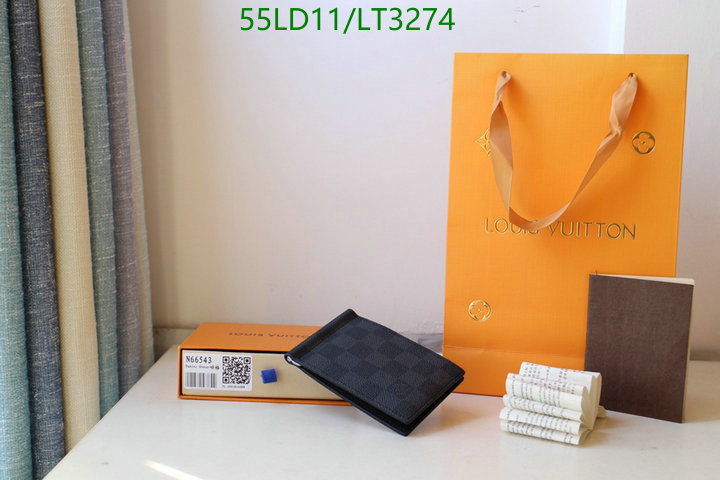 YUPOO-Louis Vuitton Fashion Wallet LV Code: LT3274 $: 55USD