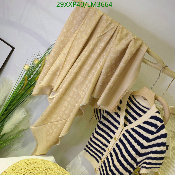 YUPOO-Louis Vuitton fashion women's scarf LV Code: LM3664 $: 29USD