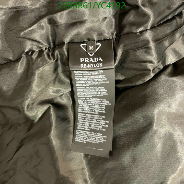 YUPOO-Prada Fashion women's down jacket Code: YC4192 $: 229USD