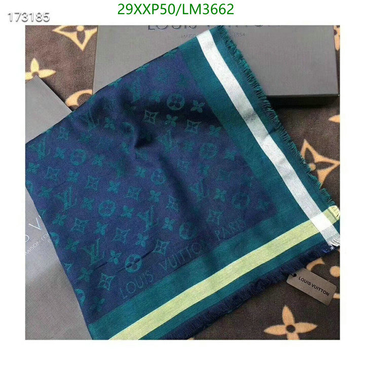 YUPOO-Louis Vuitton fashion women's scarf LV Code: LM3662 $: 29USD