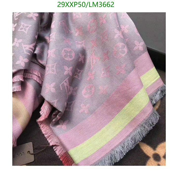 YUPOO-Louis Vuitton fashion women's scarf LV Code: LM3662 $: 29USD