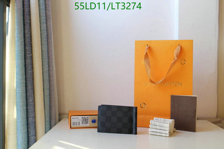 YUPOO-Louis Vuitton Fashion Wallet LV Code: LT3274 $: 55USD