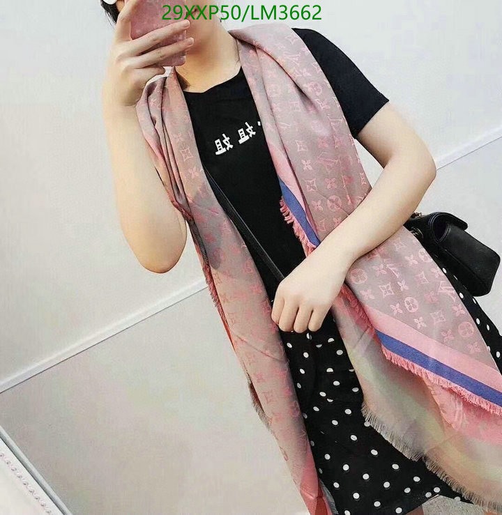 YUPOO-Louis Vuitton fashion women's scarf LV Code: LM3662 $: 29USD