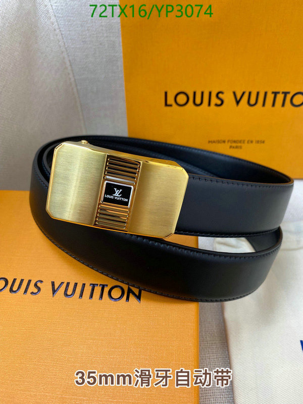 YUPOO-Louis Vuitton Square buckle belts LV Code: YP3074 $: 72USD