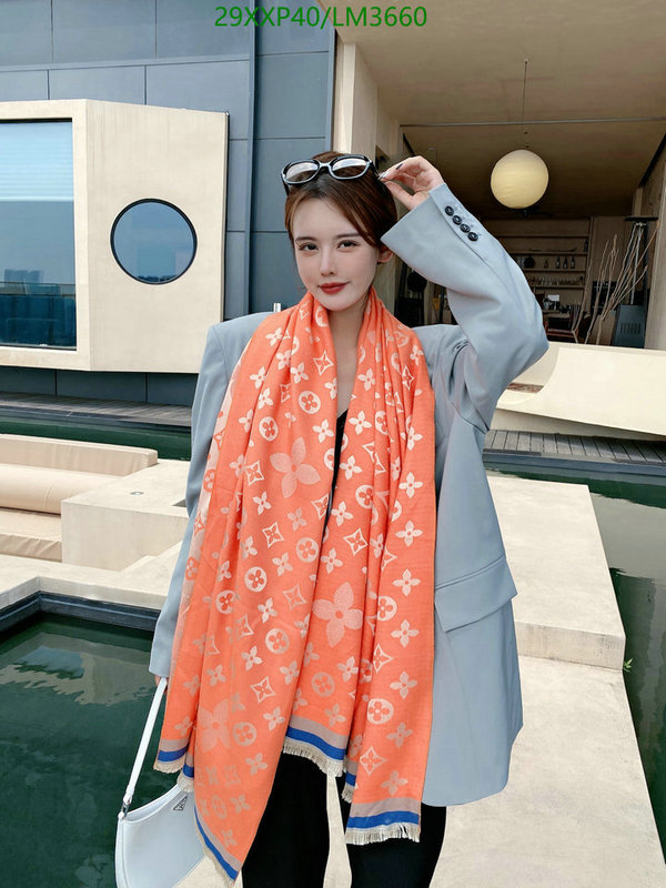 YUPOO-Louis Vuitton fashion women's scarf LV Code: LM3660 $: 29USD