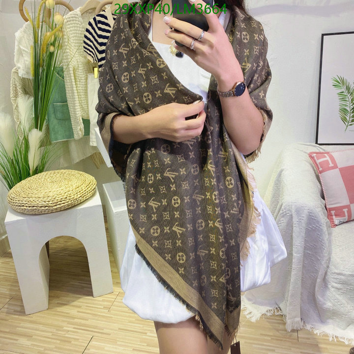 YUPOO-Louis Vuitton fashion women's scarf LV Code: LM3664 $: 29USD