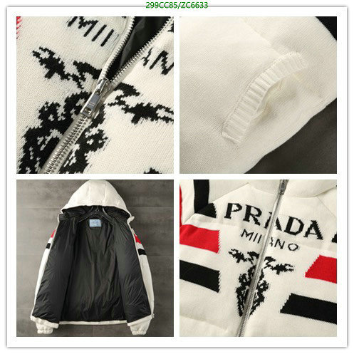 YUPOO-Prada Top quality replica Down Jacket Code: ZC6633