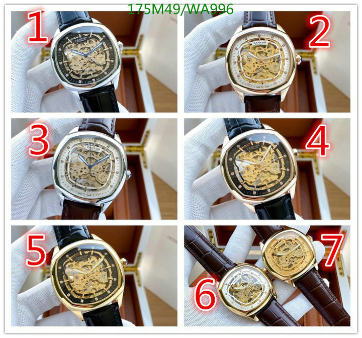 YUPOO-Cartier fashion watch Code: WA996