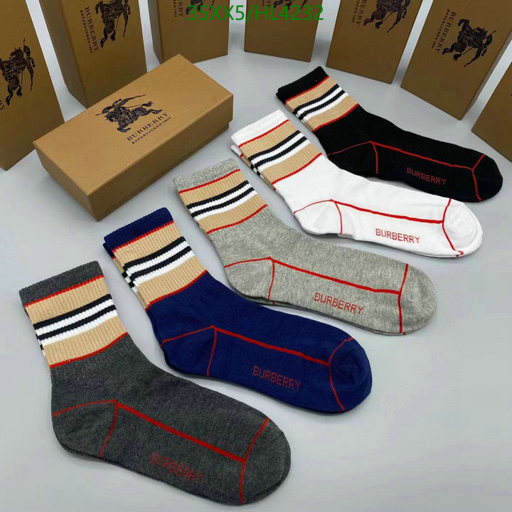 YUPOO-Burberry luxury replica Sock Code: HL4232