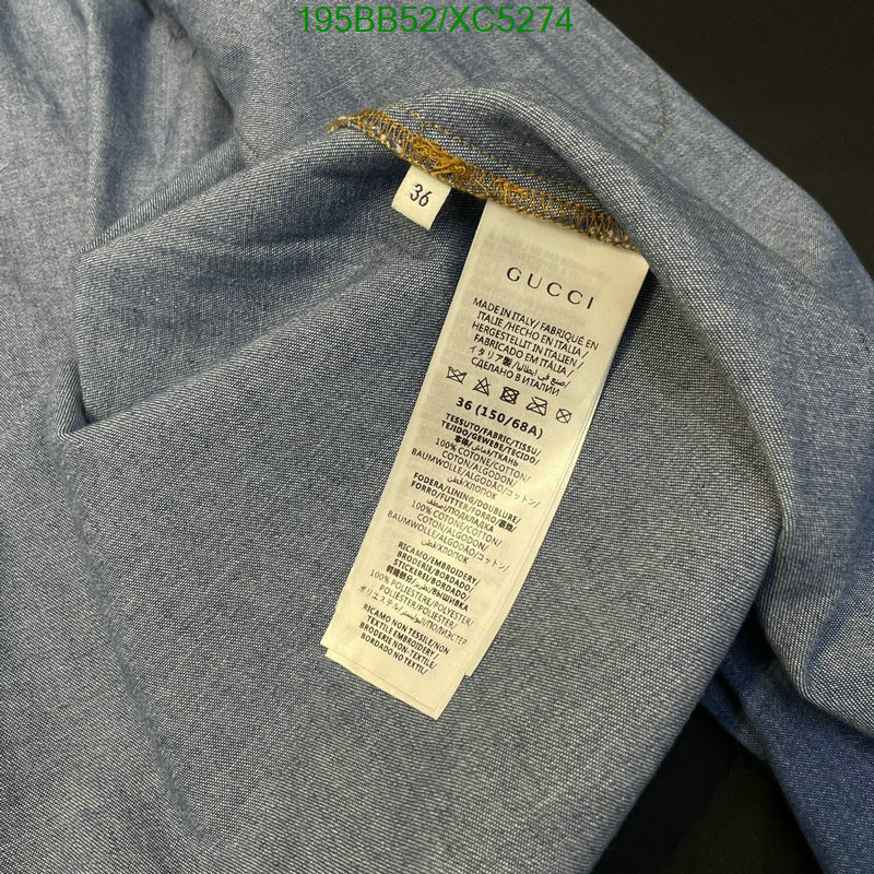 Gucci-Clothing, Code: XC5274,$: 195USD