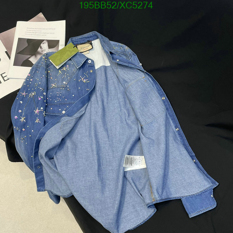 Gucci-Clothing, Code: XC5274,$: 195USD