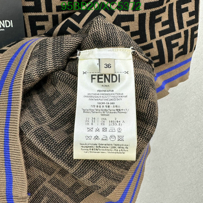 Fendi-Clothing, Code: XC5372,$: 95USD