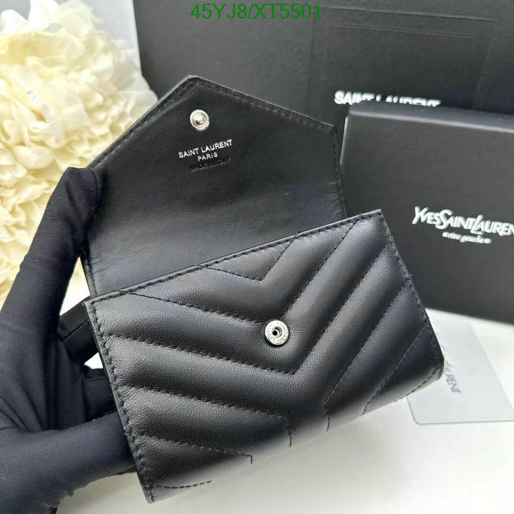 YSL-Wallet-4A Quality, Code: XT5501,$: 45USD