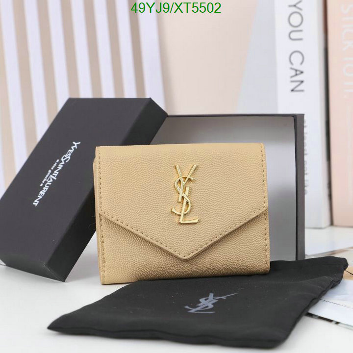 YSL-Wallet-4A Quality, Code: XT5502,$: 49USD