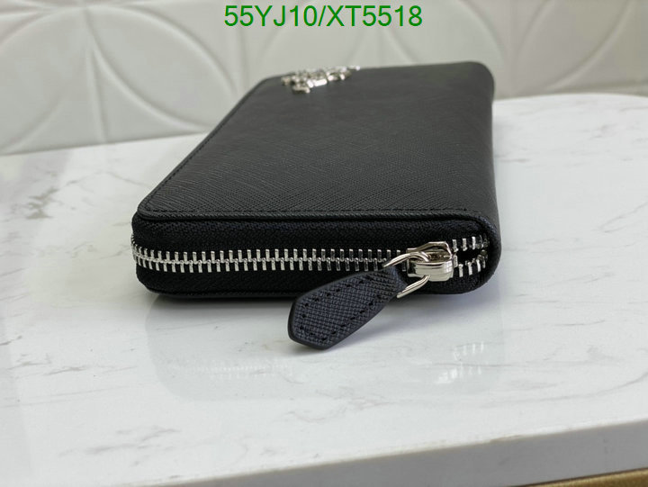 Prada-Wallet-4A Quality, Code: XT5518,$: 55USD