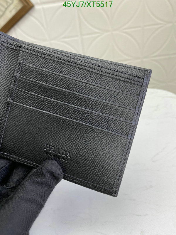 Prada-Wallet-4A Quality, Code: XT5517,$: 45USD