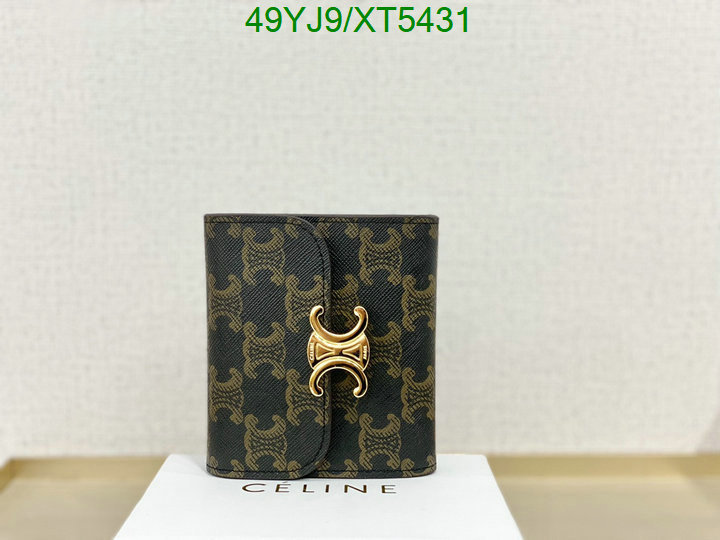 CELINE-Wallet-4A Quality, Code: XT5431,$: 49USD