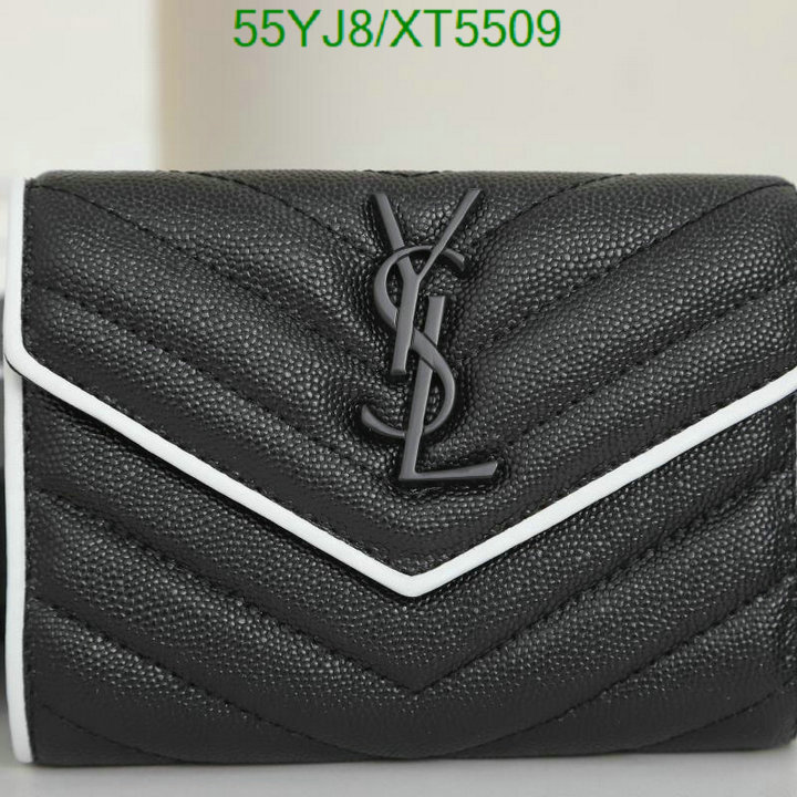 YSL-Wallet-4A Quality, Code: XT5509,$: 55USD