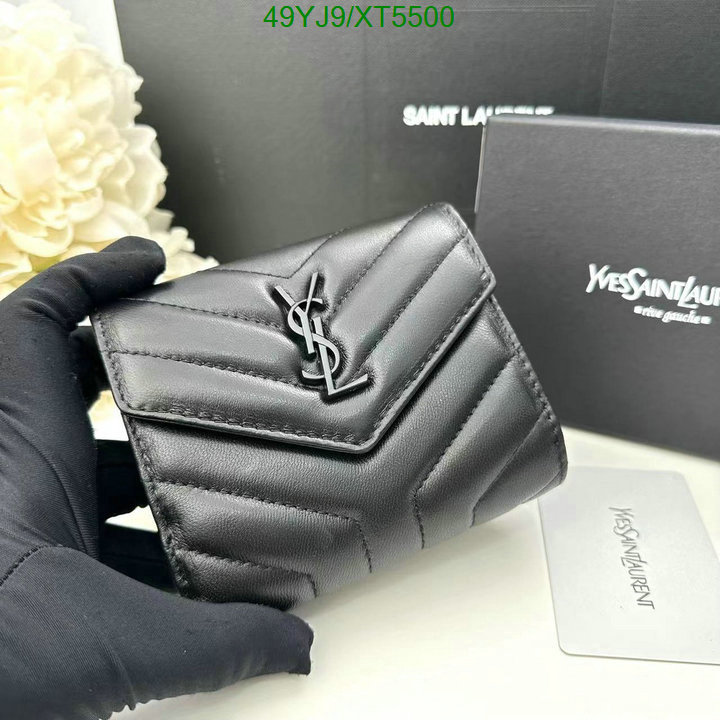 YSL-Wallet-4A Quality, Code: XT5500,$: 49USD